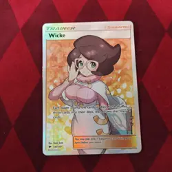 Pokemon Burning Shadows Wicke Holo Full Art Ultra Rare 147/147 NM/LP - Image 1