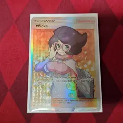 Pokemon Burning Shadows Wicke Holo Full Art Ultra Rare 147/147 NM/LP - Image 3
