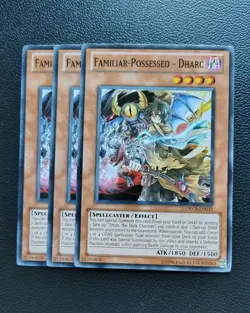 Yu-Gi-Oh - Familiar Possessed Dharc 3X - Full Playset - Image 1