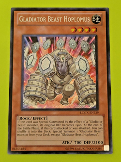 Yu-Gi-Oh Gladiator Beast Hoplomus Secret Rare LCGX-EN239 Nm - Image 1