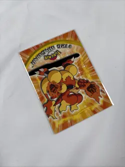 2000 Topps Pokemon TV Series Blue Logo Magmar #126 Misprint Error Card - Image 3