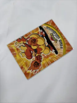 2000 Topps Pokemon TV Series Blue Logo Magmar #126 Misprint Error Card - Image 4