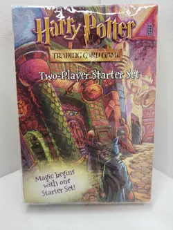 Harry Potter Trading Card Game Starter Set NEW SEALED Box 82 cards 2 Player VTG 742818140324 - Image 2