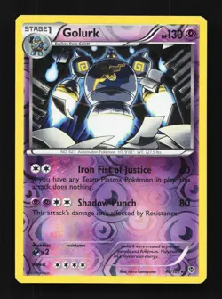 Golurk 46/101 MP Plasma Blast English Pokemon Card TCG - Image 1