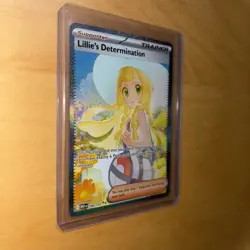 Lillie’s Determination SIR 184/132 Secret Rare Pokemon Card (Mega Evolution) - Image 3