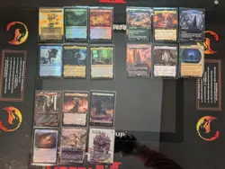 Magic The Gathering 18 Card Lot 6 LotR 6 Fallout 6 Final Fantasy NM Mythic Foil - Image 1