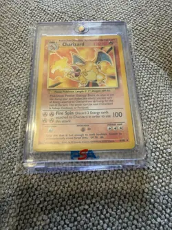 Charizard 4/102 Base Set Holo Rare Vintage 1995 Pokemon Card - Image 2