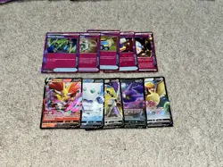 43 card pokemon lot featuring ultra rare, EX, V, pokeball print, radiant, & More - Image 2
