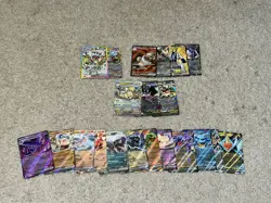 43 card pokemon lot featuring ultra rare, EX, V, pokeball print, radiant, & More - Image 3