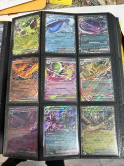 Binder Full Of Pokemon Cards. 42 Pages 378 Cards. - Image 3
