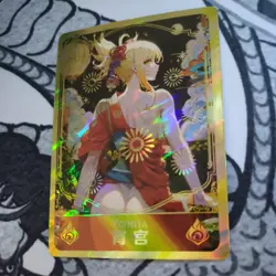 Yoimiya Genshin Impact UR Goddess Story Anime Waifu Card Girl Foil Doujin - Image 1