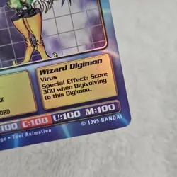 1999 Bo-42 Piedmon Series 1 Booster Digimon Card NM/M Digi-Battle Bandai TCG - Image 4