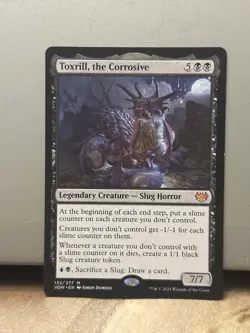 MtG Magic the Gathering Toxrill, the Corrosive - Image 1