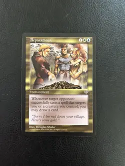 MTG Magic the Gathering Reparations (278/351) Mirage LP - Image 1