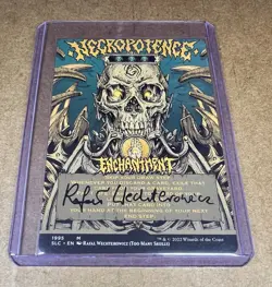 Necropotence Secret Lair Regular Signed Sketched Artist Proof MTG RARE - Image 1
