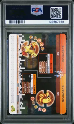 PSA 10 2025 CERT PIDGEOT/FURRET 2004 POKEMON JPN E BATTLE FRLG CHARIZARD #A005 - Image 3