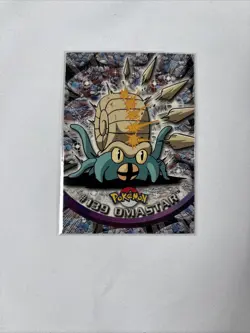 2000 Topps Pokemon TV Series Blue Logo #139 Omastar Non Holo - Image 1