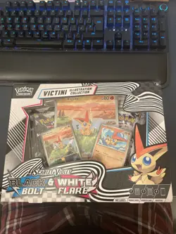 Pokemon TCG Black Bolt/White Flare Victini Illustration Collection - Image 1