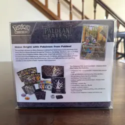 Pokemon Scarlet Violet Paldean Fates Elite Trainer Box Sealed Mimikyu TCG Promo - Image 4