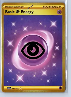 Pokemon tcg: SV: Scarlet & Violet 151 Basic Psychic Energy #207/165 Holo - Image 1