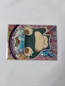 2000 Topps Pokemon TV Series Blue Logo #143 Snorlax Non-Holo - Image 2