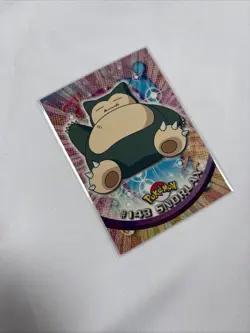 2000 Topps Pokemon TV Series Blue Logo #143 Snorlax Non-Holo - Image 5