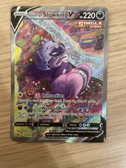 Pokemon TCG Galarian Slowking V 179/198 Alternate Art SWSH Chilling Reign - NM - Image 1