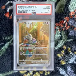 Pokemon TCG Mimikyu 075 Promo PSA 10 - Image 1