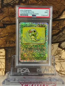 Pokemon Caterpie Legendary Collection 69/110 Reverse Holo Foil 2002 PSA 9 - Image 2