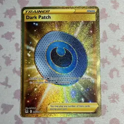 Dark Patch (Secret) Gold 216/196 Pokemon TCG Swsh11: Lost Origin Holo - Image 1