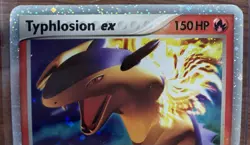 Typhlosion ex Ultra Rare Holo EX Unseen Forces 110/115 Pokemon TCG 2005 - Image 2