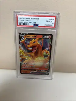 Pokemon Charizard V Darkness Ablaze Holo Ultra Rare #019 PSA 10 Gem MT - Image 1