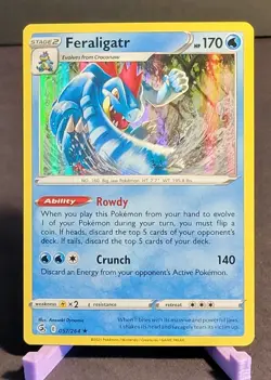 2021 Pokemon Feraligatr Holo 57/264 read description - Image 1