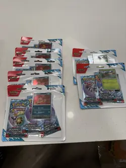 Pokemon TCG Lot Destined Rivals Sleeved Booster + Journey Together 3pk Sealed - Image 2