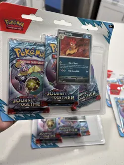 Pokemon TCG Lot Destined Rivals Sleeved Booster + Journey Together 3pk Sealed - Image 3