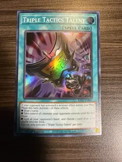 Yugioh! Triple Tactics Talent - RA01-EN063 - Super Rare - 1st Edition Near Mint - Image 1