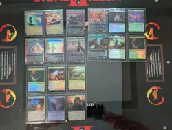 Magic The Gathering 18 Card Lot LotR Lord Of The Rings LoR NM Mythic Foil - Image 1