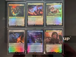Magic The Gathering 18 Card Lot LotR Lord Of The Rings LoR NM Mythic Foil - Image 4