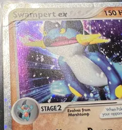 Pokemon Swampert ex Team Magma vs Team Aqua Holo Rare EX 95/95 2004 TCG Card - Image 2