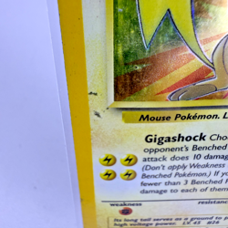 Pokemon TCG Raichu Fossil Holo Rare Card 14/62 HP - Image 2