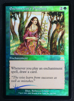 Enchantress's Presence FOIL Magic Card Onslaught MTG - Image 1