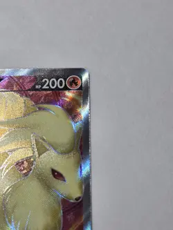 Ninetales V 177/192 Rebel Clash NM Full Art Ultra Rare Pokemon Card - Image 4