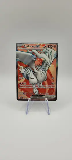 Pokemon TCG: Reshiram EX 158/086 Sv: White Flare Full Art Ultra Rare Card EN NM - Image 1