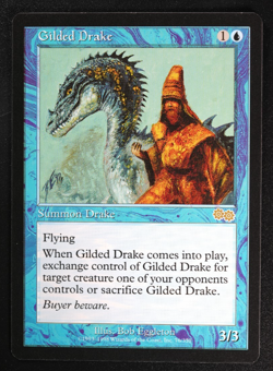 Gilded Drake Magic Card Urza's Saga Reserved List MTG - Image 1