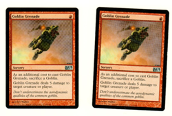 Set Of 2 Goblin Grenade M12 140/249 Magic the Gathering Uncommon Card - Image 3