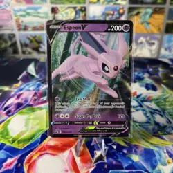 Pokemon - Espeon V - SWSH201 - Black Star Promo - Half Art Card - Image 1
