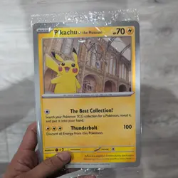 Pikachu at the Museum - Natural History Museum Jumbo Card - Image 1