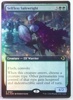 Selfless Safewright [New, Near Mint] Extended *Foil* {Lorwyn Eclipsed} - Image 1
