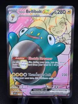 Ionos Bellibolt Ex Black Star Promo 194 Pokemon Journey Together Full Art - Image 1