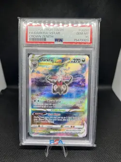Pokemon Darkrai VSTAR Crown Zenith: Galarian Gallery GG50/GG70 PSA 10 - Image 2